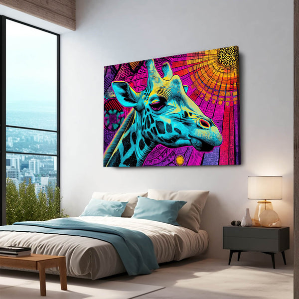 Canvas Wall Art Giraffe