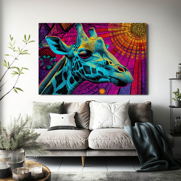 Canvas Wall Art Giraffe