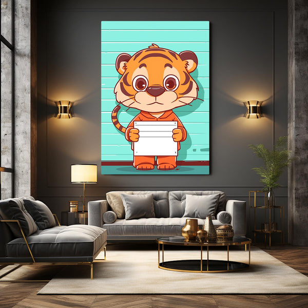 Cartoon Tiger Art | MusaArtGallery™