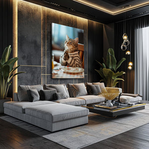  Cat 3D Wall Art | MusaArtGallery™
