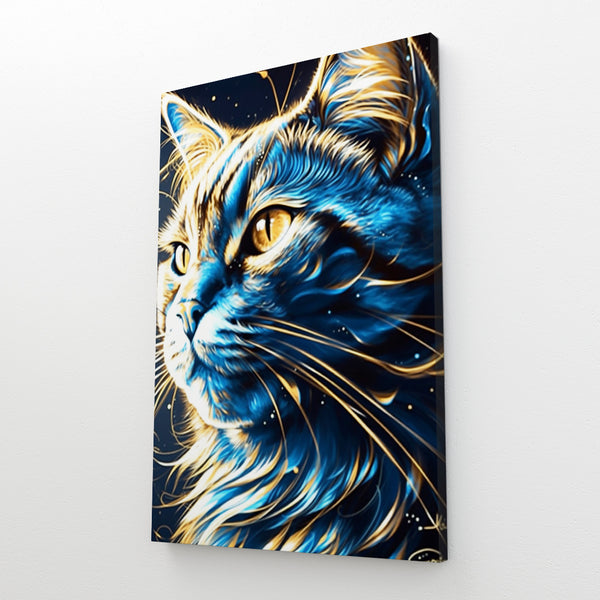 Cat Abstract Art | MusaArtGallery™