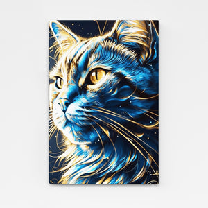 Cat Abstract Art | MusaArtGallery™
