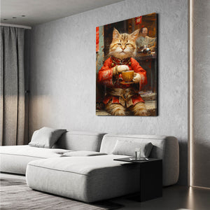 Cat and Cup Art | MusaArtGallery™