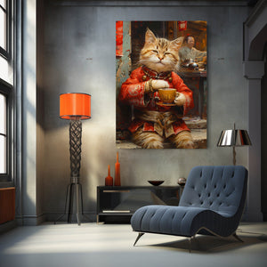Cat and Cup Art | MusaArtGallery™