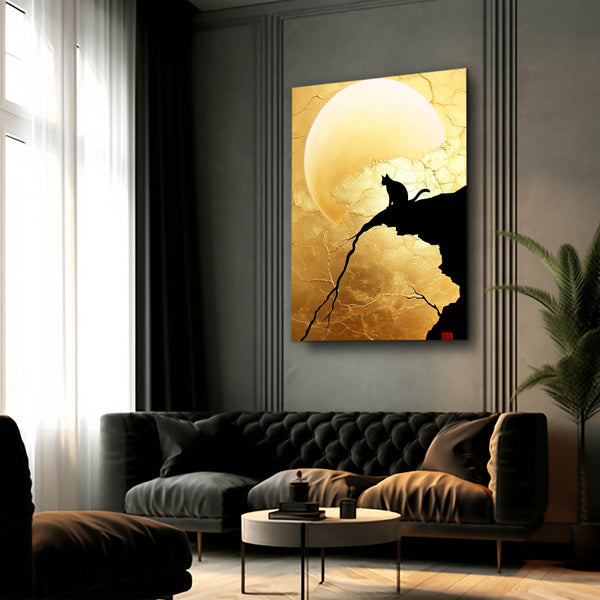 Cat and Sun Wall Art | MusaArtGallery™