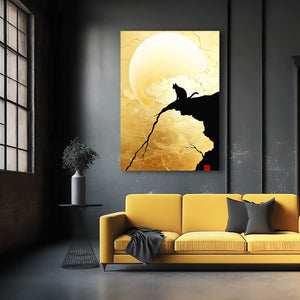 Cat and Sun Wall Art | MusaArtGallery™