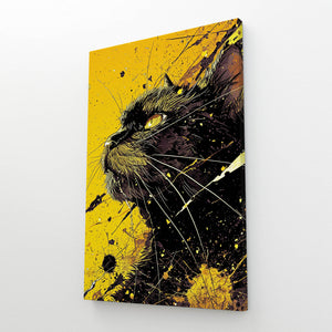 Cat Art Abstract | MusaArtGallery™