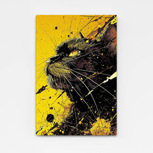 Cat Art Abstract | MusaArtGallery™