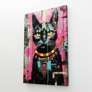 Cat Art Black | MusaArtGallery™