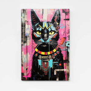 Cat Art Black | MusaArtGallery™