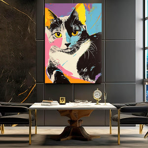 Cat Art Drawing | MusaArtGallery™