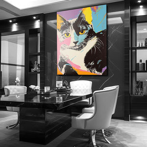 Cat Art Drawing | MusaArtGallery™