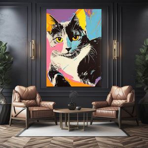 Cat Art Drawing | MusaArtGallery™