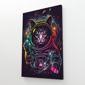  Cat Astronaut Wall Art  | MusaArtGallery™