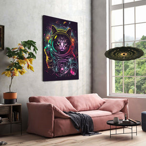  Cat Astronaut Wall Art  | MusaArtGallery™