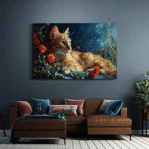 Cat Garden Wall Art | MusaArtGallery™