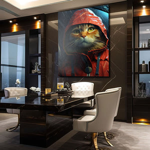 Cat in the Hat Wall Art | MusaArtGallery™