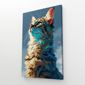 Cat Wall Art 3D | MusaArtGallery™