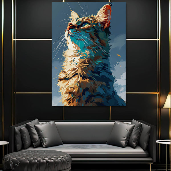 Cat Wall Art 3D | MusaArtGallery™