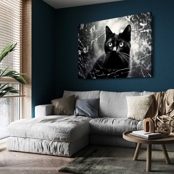 Cat Wall Art Black | MusaArtGallery™