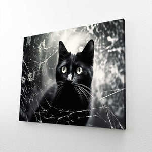 Cat Wall Art Black | MusaArtGallery™