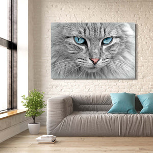 Cat Wall Art Canvas | MusaArtGallery™