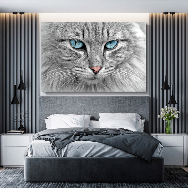 Cat Wall Art Canvas | MusaArtGallery™