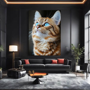 Cat Wall Art Cute