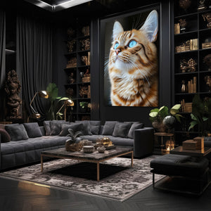 Cat Wall Art Cute