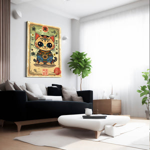 Cat Wall Arts Canvas | MusaArtGallery™