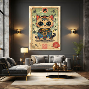 Cat Wall Arts Canvas | MusaArtGallery™