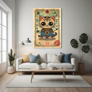 Cat Wall Arts Canvas | MusaArtGallery™