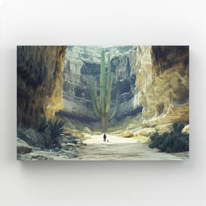 Cave Cactus Art Print
