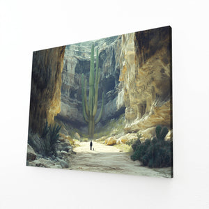 Cave Cactus Art Print