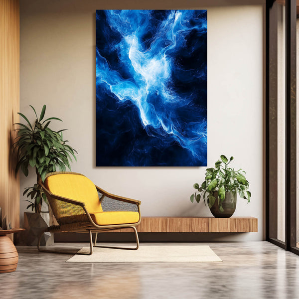 Celestial Blue Abstract Art | MusaArtGallery™