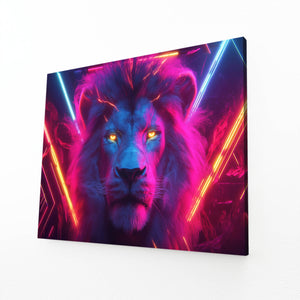 Celestial Glow Lion Wall Art | MusaArtGallery™