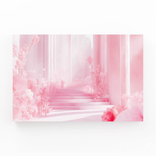 Celestial Path Pink Abstract Art | MusaArtGallery™