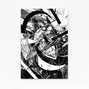 Chaos Fusion Black and White Abstract Art | MusaArtGallery™