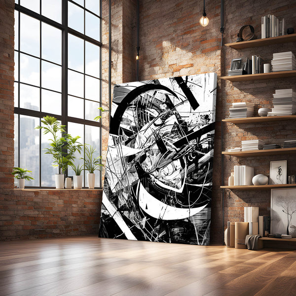 Chaos Fusion Black and White Abstract Art | MusaArtGallery™