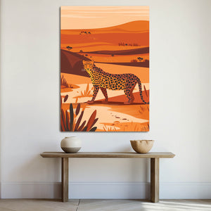 Cheetah Boho Wall Art  | MusaArtGallery™