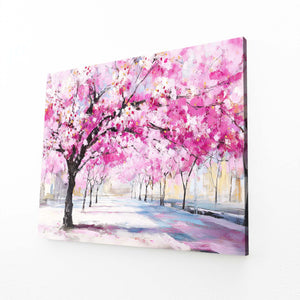 Cherry Blossom Tree Path Wall Art