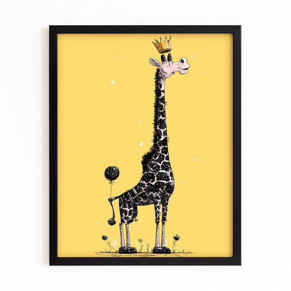 Child Giraffe Artwork