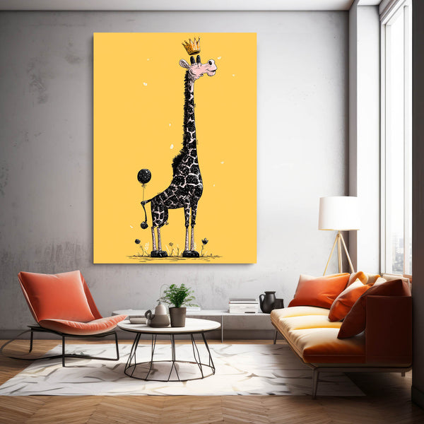 Child Giraffe Artwork