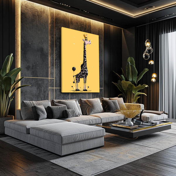 Child Giraffe Artwork