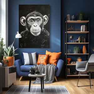 Chimp Monkey Art