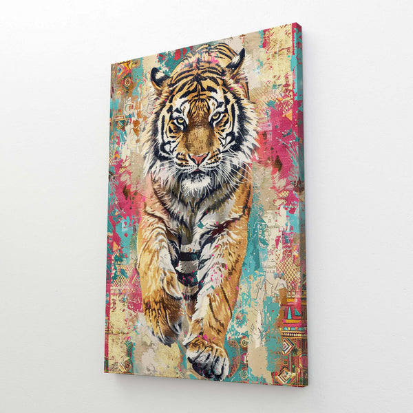 Chinese Tiger Canvas Wall Art | MusaArtGallery™