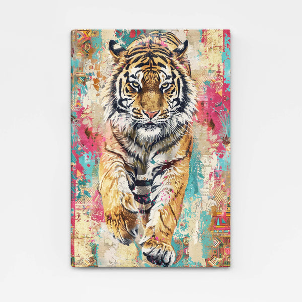 Chinese Tiger Canvas Wall Art | MusaArtGallery™