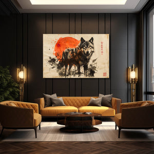 Chinses Wolf Fantasy Art  | MusaArtGallery™