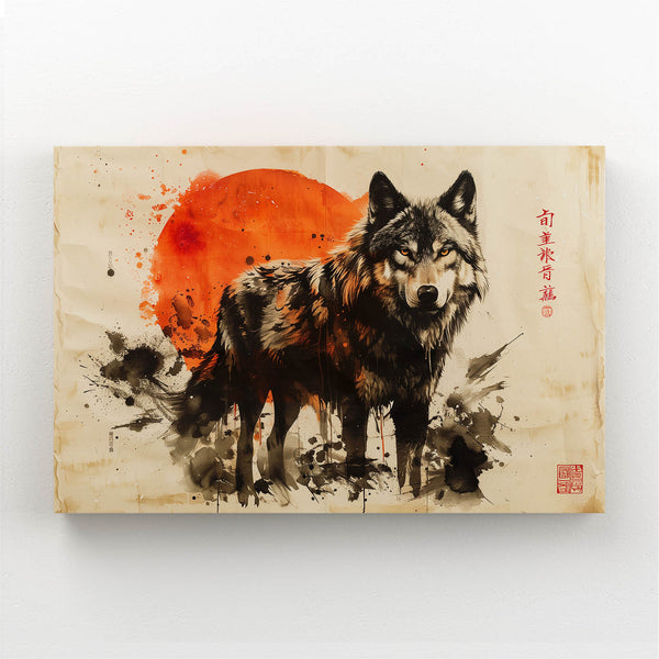 Chinses Wolf Fantasy Art  | MusaArtGallery™