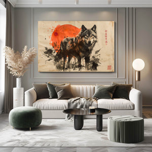 Chinses Wolf Fantasy Art  | MusaArtGallery™